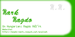 mark magdo business card